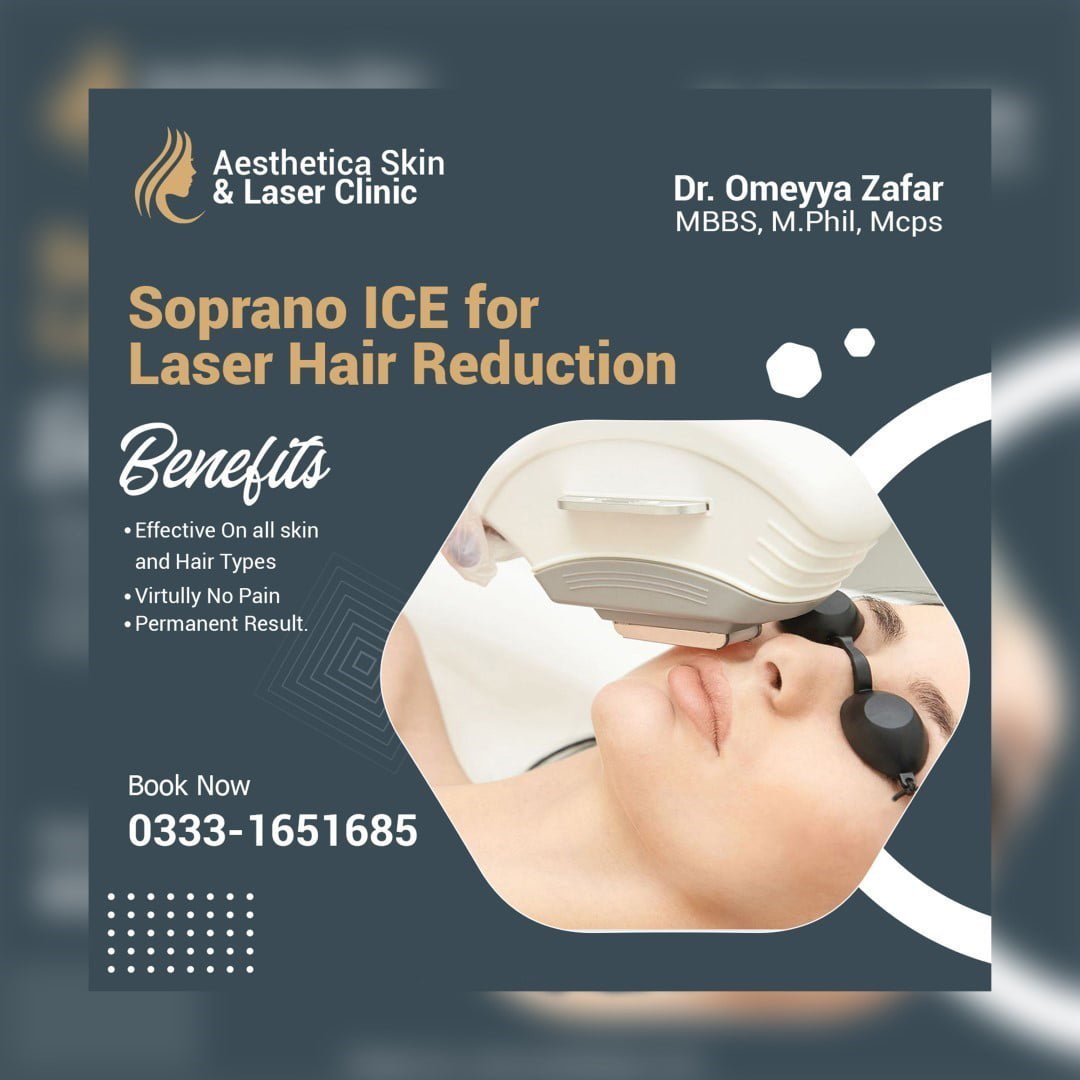 Hair Reduction Banner Design