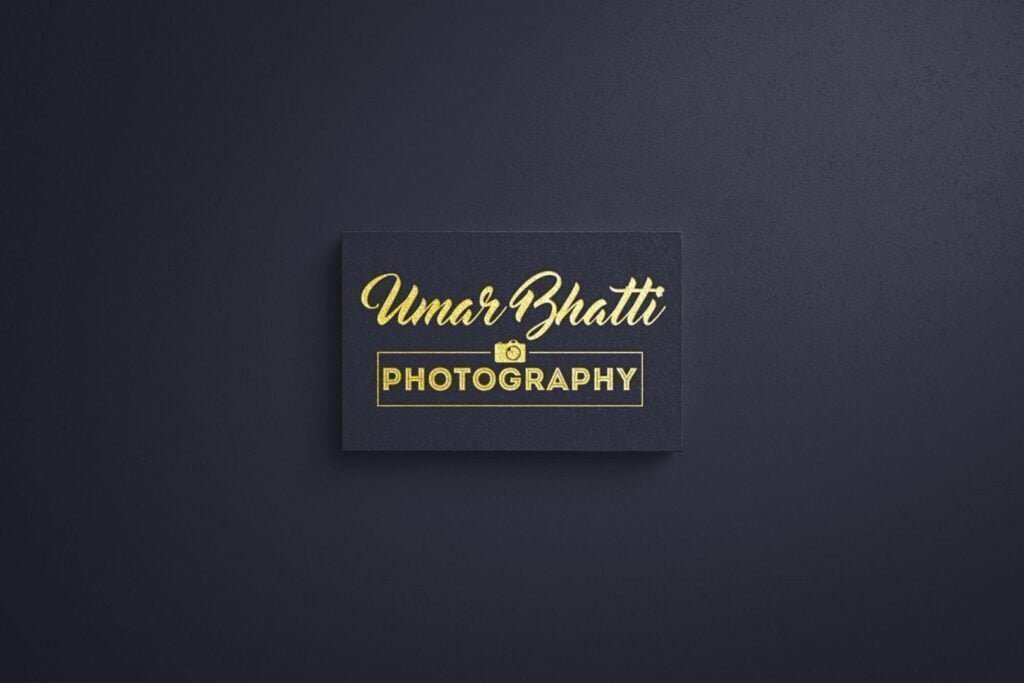 Umar Bhatti Photography Logo Design