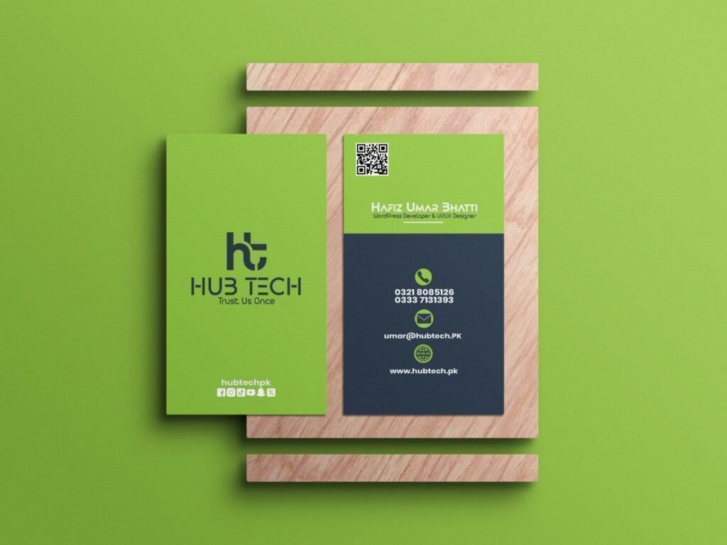 Hub Tech Business Card Design