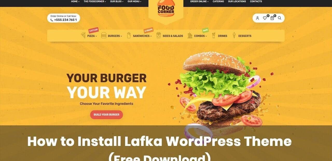 How To install Lafka WordPress theme