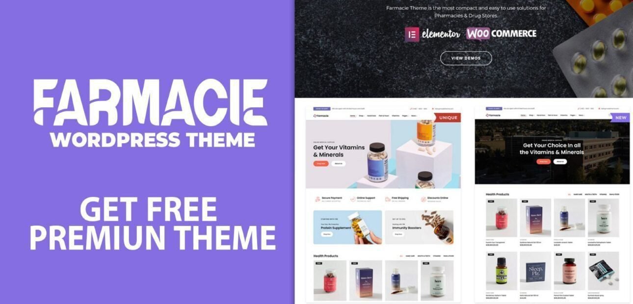 How to install and Setup farmacie medical WordPress theme