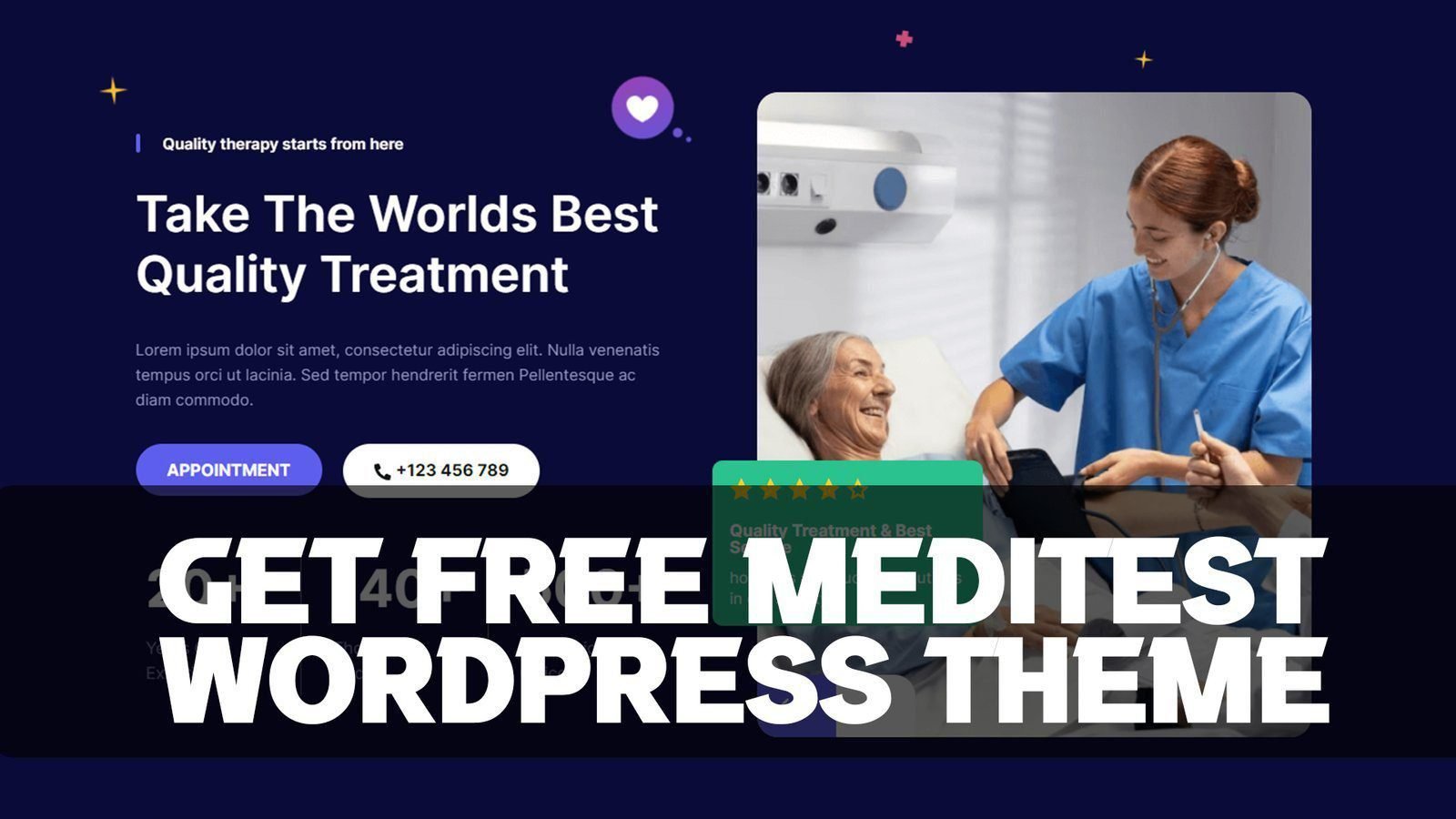 Meditest WordPress theme