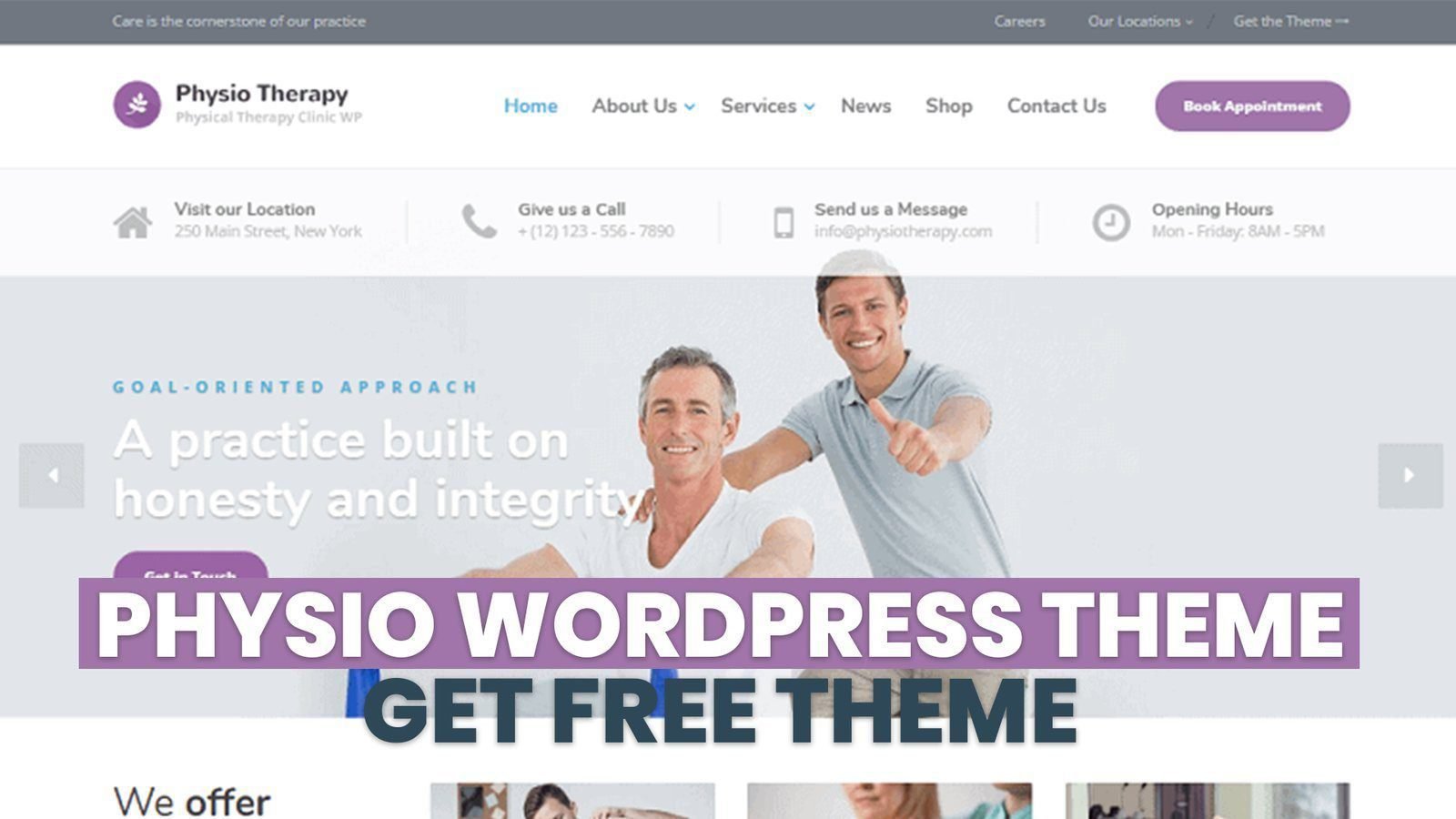 physio WordPress theme