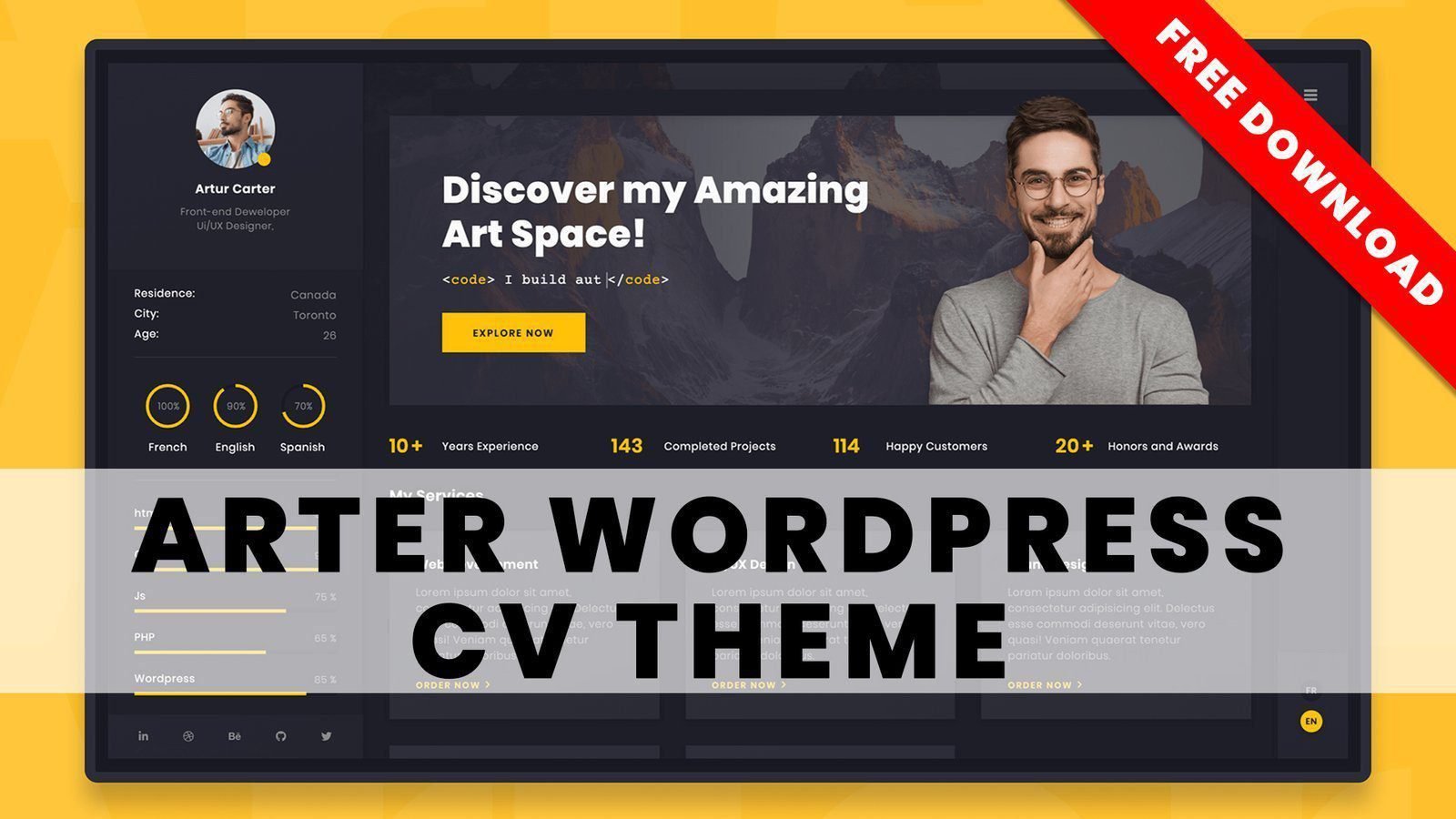 Arter WordPress theme