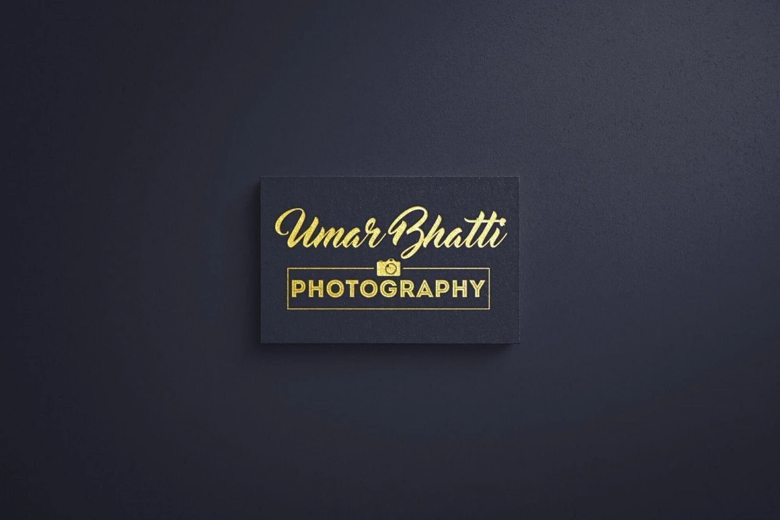 Umar Bhatti Photography Logo Design