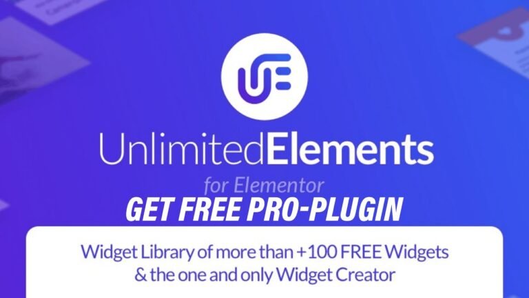 Unlimited Elements for Elementor plugin