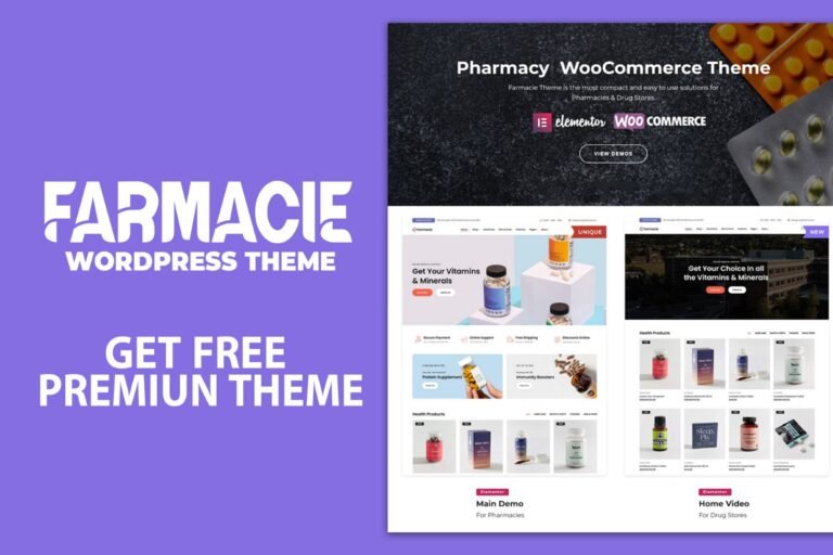 Farmacie Medical WordPress Theme