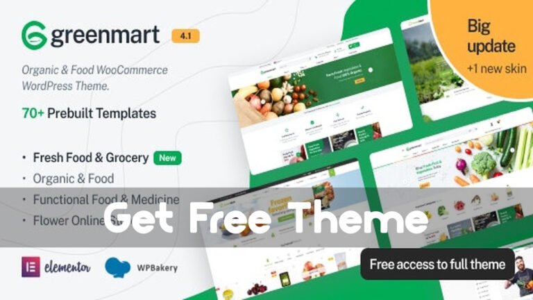 GreenMart WordPress Theme