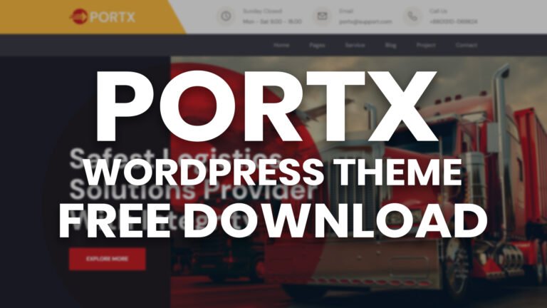 PortX WordPress Theme