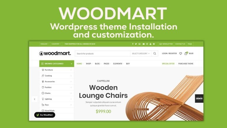 Woodmart Wordpress theme