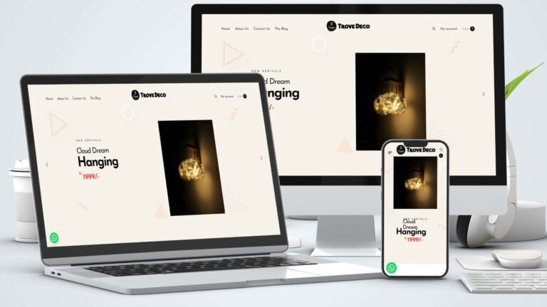 Trovedeco E-Commerce Website