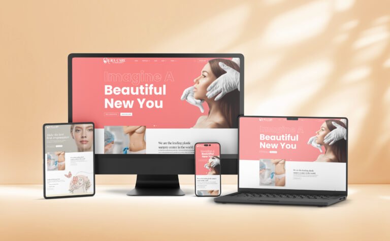 aesthetic clinic website design