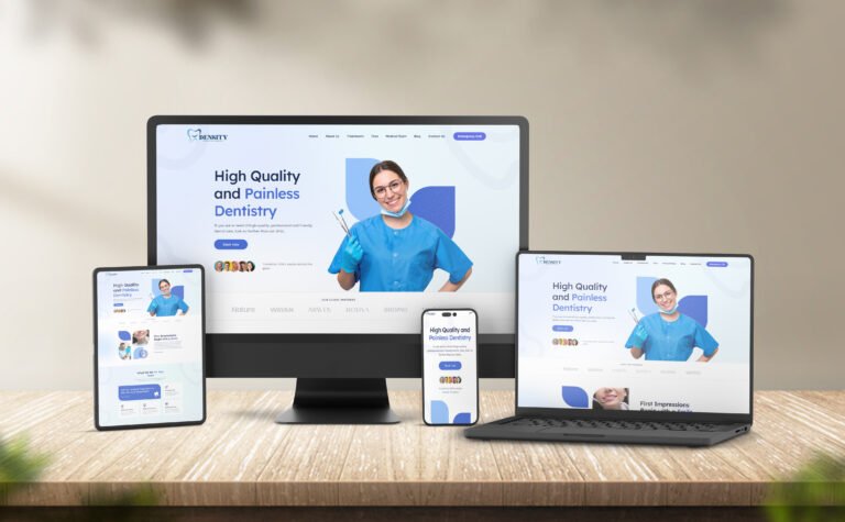 dental clinic website design