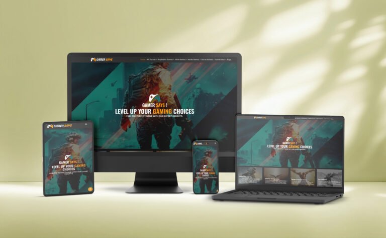 gaming affiliate website design