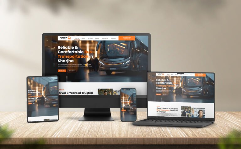 transportation website design