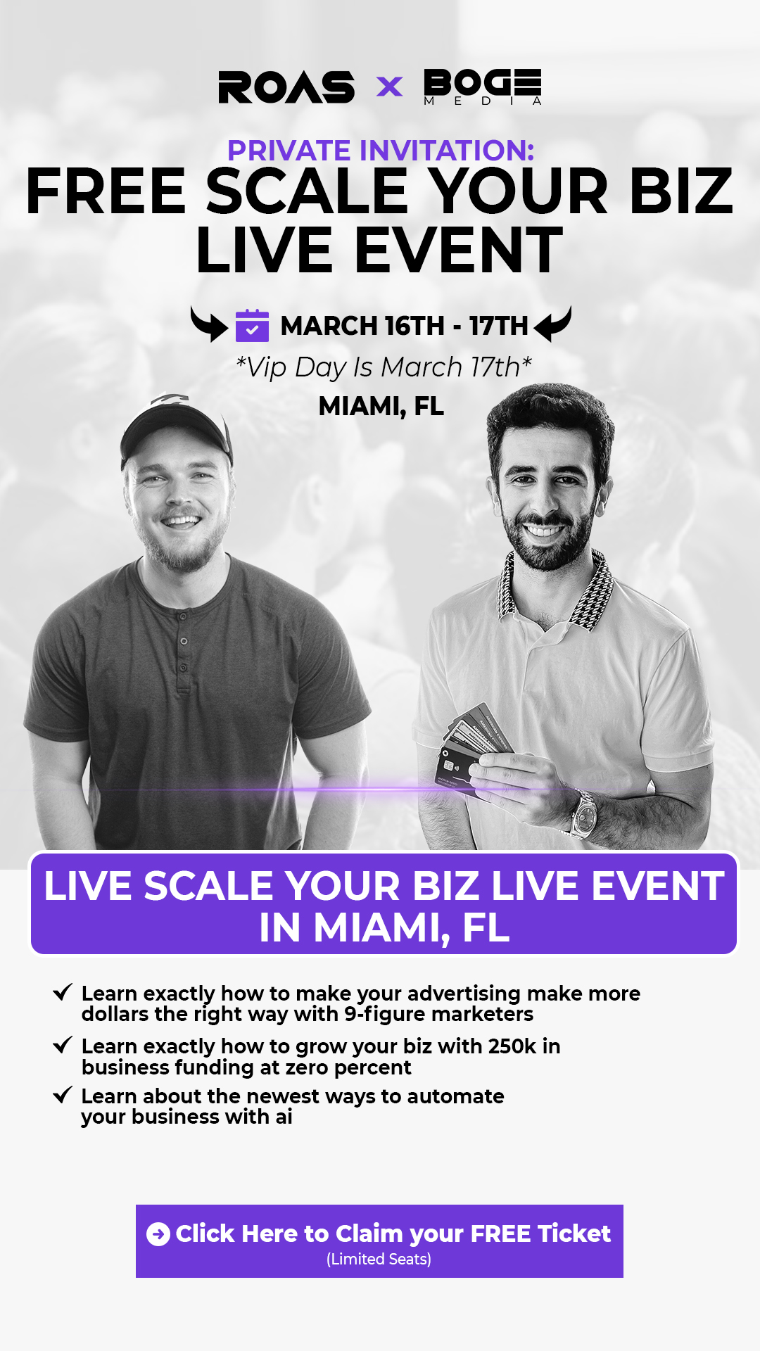 Free business event poster design