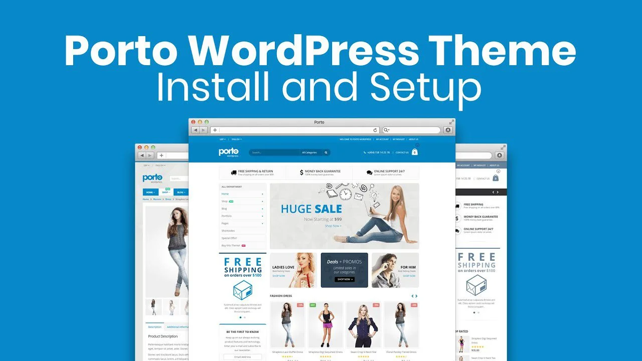 How to Install Porto WordPress Theme Hub Tech